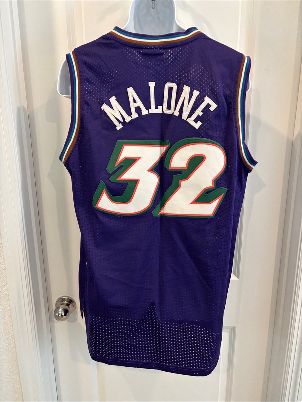 NWOT Adidas Karl Malone Utah Jazz Jersey - Picture 2 of 6